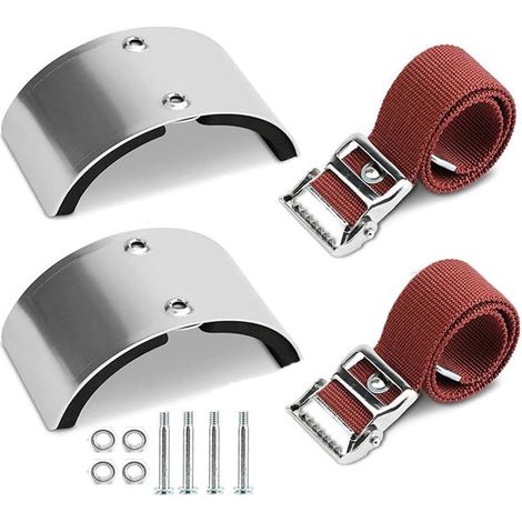 Kit de Sangles de Confort pour Échasses, Sangles Universelles pour Cloisons Sèches et Repose-Pieds, Remplacement de la Bande de Jambe pour Échasses, Bande de Jambe Facile à Utiliser (1/5)