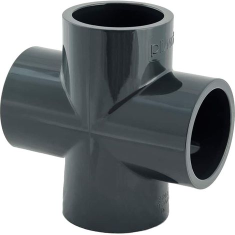 Raccord croix diamètre 50 et 63 mm Lot de 2   63mm