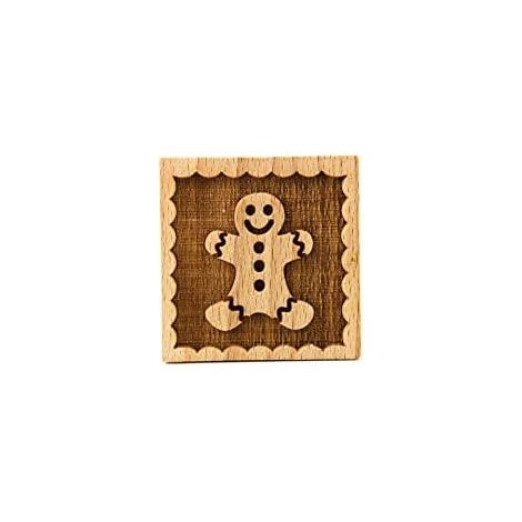 Patisse Timbratore per Biscotti Gingerman in Legno 5,5 cm