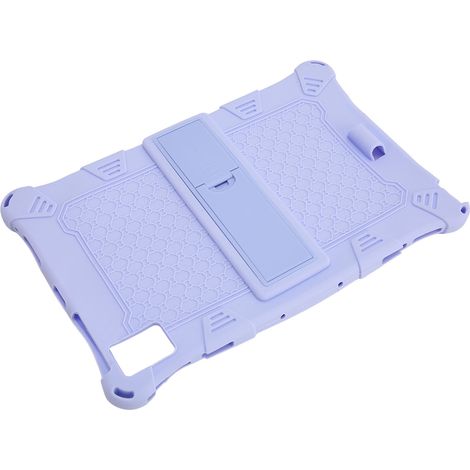 Coque silicone anti-choc pour tablette Teclast T40 Pro et T40 Plus 10,4 pouces, avec support intégré, couleur violet. (1/5)
