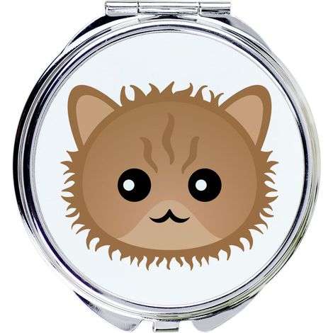 Selkirk Rex – ein Taschenspiegel für die Handtasche von Art-Dog (1/5)