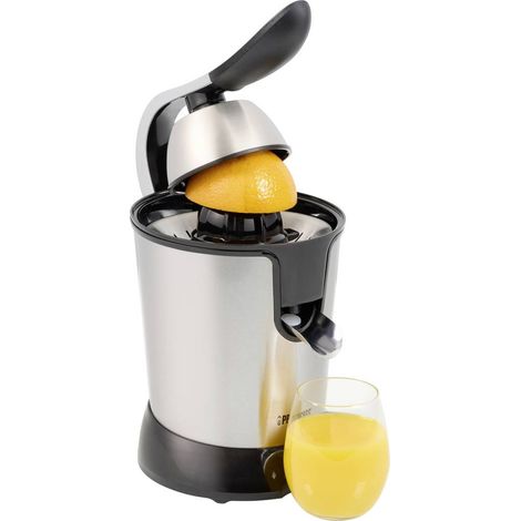 Princess Presse-agrumes 201873 1000 W écoulement direct du jus, avec centrifugeuse , passe au lave-vaissellle métal, no (1/4)