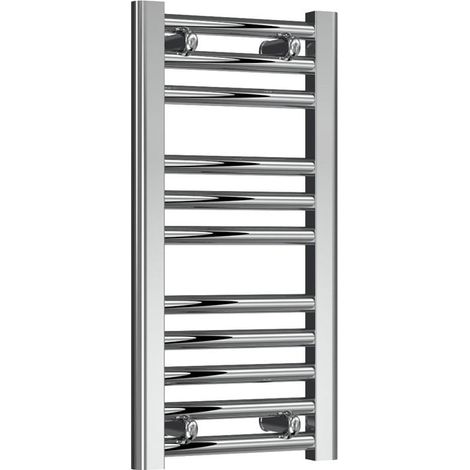 Reina Diva Chrome Electric Towel Rail 600mm High x 300mm Wide (+ Chrome On/Off Touch Element) (1/5)