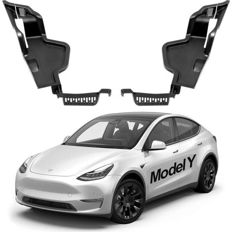 Wasserdichte Barrierebox für die Motorhaube des Tesla Model Y, Wasserführungsgitterkanal für den vorderen und hinteren Kofferraum 2021 2022 2023 2024, Modell Y-Zubehör, ein Muss für Tesla Y-Besitzer (