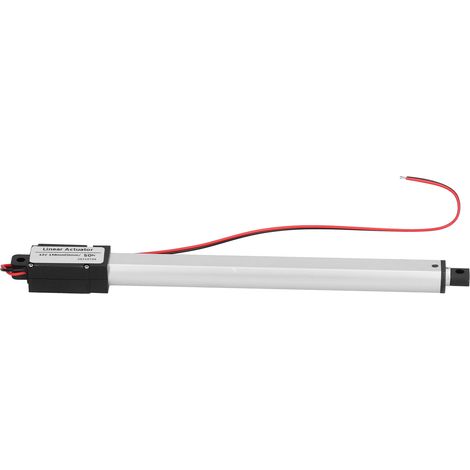 Vérin électrique linéaire 12V 150mm avec fin de course intégrée, protection contre les courts-circuits, silencieux, 15mm/s, poussée 50N, mini vérin motorisé (1/5)