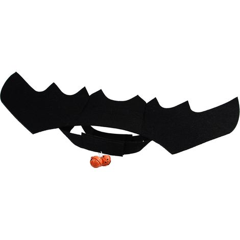 Costume Chauve-Souris Pour Animal De Compagnie - Ailes De Chauve-Souris En Feutre - Costume Halloween Pour Chien Et Chat - Taille Réglable - 1 Pièce (1/5)