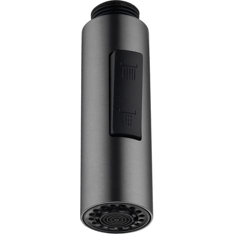 Robinet de cuisine, pommeau de douche, robinet de cuisine, robinet de cuisine pliable, pommeau de douche réglable pour mitigeur de cuisine rétractable universel (B-Noir) (1/5)