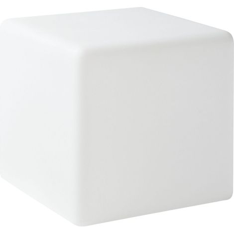 Lampadaire LED Extérieur Matière Synthétique Étanche IP54 avec Télécommande Blanc Lagarto (1/5)