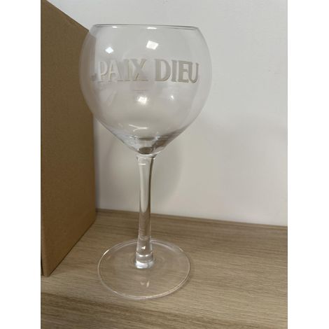 1 Verre à bière Paix Dieu - 50 cl - Verre calice officiel - Qualité premium