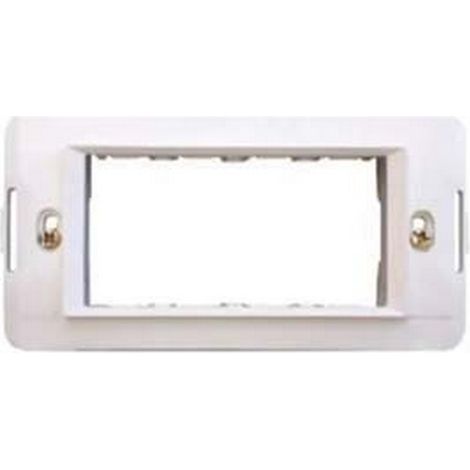 10PZ SUPPORTO PER PLACCHE 4 POSTI "AQUA" - 4 posti - (7724.B)