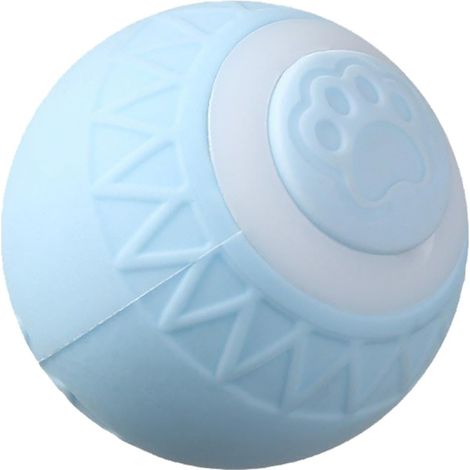 Lot 2 balles chat électrique power ball 2.0 PP 37g bleu rose interactif intelligent roulant (1/5)