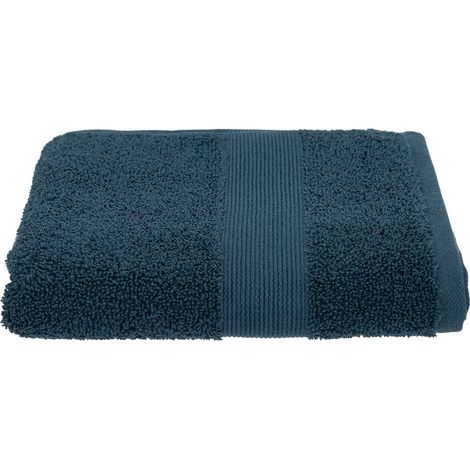 Serviette de toilette 50 x 90 cm Couleur moderne bleu egeen (1/2)