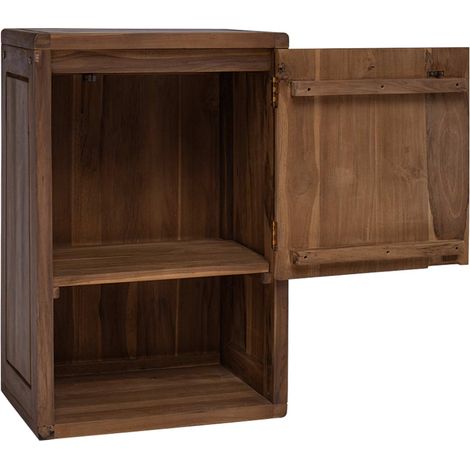 Maison Exclusive - Mobiletto da Bagno Naturale 45 x 30 x 70 cm (1/5)
