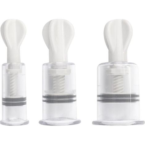 Aspirateur de mamelons manuel en 3 pièces, pompe à mamelons, correcteur et stimulateur mammaire, masseur de clitoris pour l'allaitement et les soins maternels (1/5)