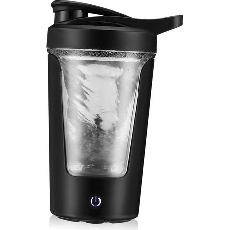 Taza recargable con agitador automático – Portátil, para proteínas, café, leche y batidos. (1/5)