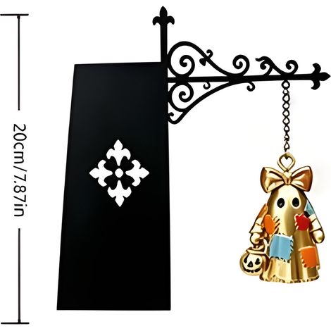 Dekorative Bücherregallampe/Laterne, dekorative Bücherregalbeleuchtung, Weihnachtsdekoration, Halloween-Weihnachtsgeschenk - Bücherregalgeist - B - Ohne Licht (1/4)