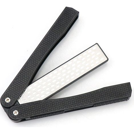 Lime diamantée pliante double face pour affûter les lames, sécateurs, burins (1/5)