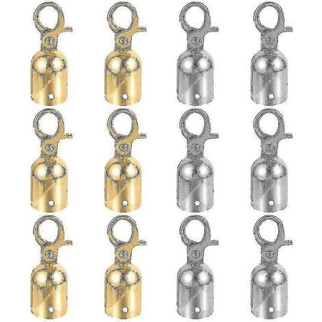 Compatible avec 12 crochets d'extrémité de corde pour rambardes et crochets de fixation pour poteaux. (1/5)