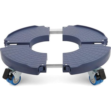 Porte Plante a Roulettes Rotation à 360°. Capacité De 200 KG. Plateau Roulant Réglable 40-54cm. Support de Pot de Fleur pour Intérieur à Extérieur. Plante.Pied de Parasol.Poubelle.Bleu (1/5)