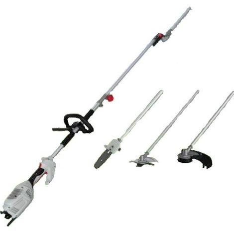 Cortacésped Eléctrico Nac Kombi 900W, Con Noéz y Sierra, Versátil, Herramienta 3 en 1 para Jardinería.