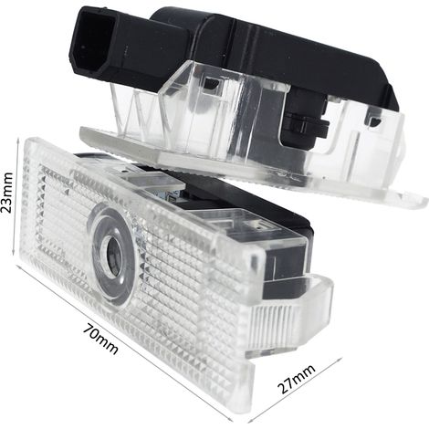 Kit Luci Led Logo Proiettori Auto Portiere Per Alfa Romeo 159 166 Mito Giulietta Giulia Stelvio Spider 12V 5W