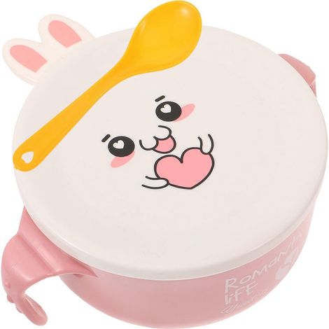 Bol à nouilles instantanées (1 pièce) - Bol de service pour nouilles et riz-20.00X14.00X10.00CM-Pink (1/4)