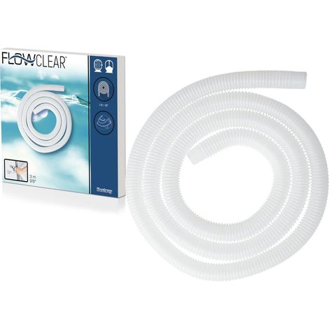 Bestway – Tuyau d'aspiration de piscine 3,0 m Ø 32 mm – Compatible filtres à pompe A1-A2-1C-2D-2E – Utilisation avec filtres à sable et chauffages (1/9)