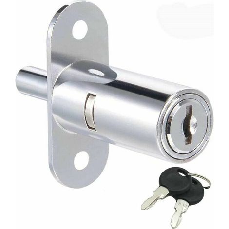royaluxe -Serrure de placard à cylindre de pression pour porte coulissante, serrure à cylindre à pression différent, serrure à boulon, serrure à porte coulissante. (1/3)