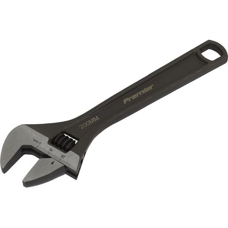 Sealey Adjustable Wrench 200mm Capacity 24mm Black Phosphate Finish AK9561 (1/5)