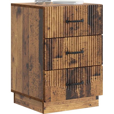 Maison Exclusive - Nachttisch Altholz 43 x 41 x 63,5 cm Holzwerks