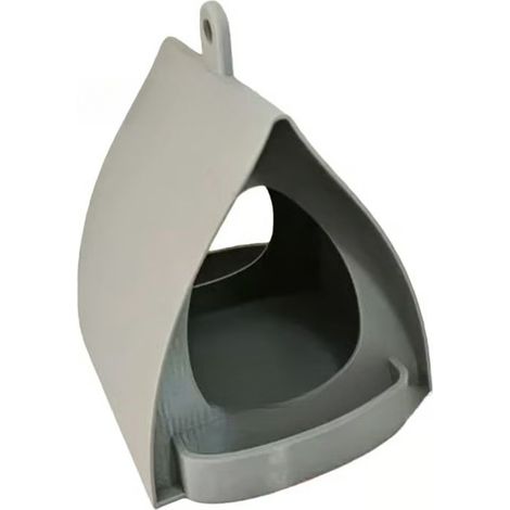[In Stock] New Arrival Bird Feeder for Garden with Roof - Gray