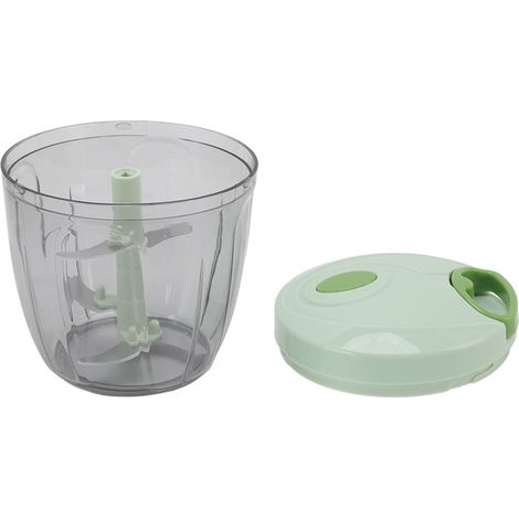 Hachoir à viande manuel multifonction, hachoir à légumes portatif, hachoir à ail en acier inoxydable pour la cuisine (1/5)