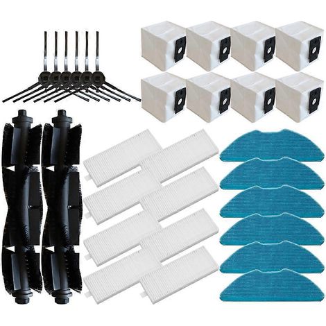 30-teiliges Set für TP-Link Tapo RV30 / RV30 Plus / RV20 Max / RV20 Max Plus / RV10 / RV10 Plus: Bürste, Filter und Staubbeutel.