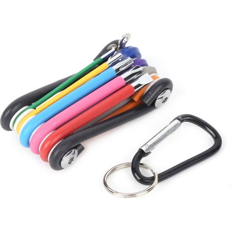 Kit de Réparation Vélo 9 en 1 avec Clés Hexagonales et Tournevis Étoile - 9 Pièces Multifonction (1/5)