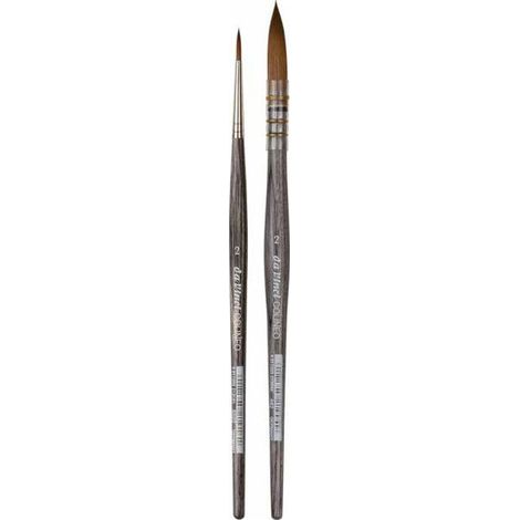 2 pinceaux - Aquarelle - Fibres synthétiques - Lavis - Da Vinci - Série 442 et 5522 (1/2)