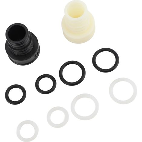 Lot de 2 douchettes de voyage portables ABS noir et luminescent pour toilettes camping randonnee兼容 toutes bouteilles plastiques compact 26g (1/5)