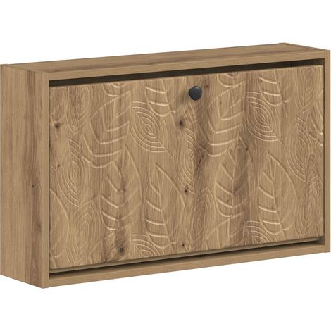 Wall-Mounted Shoe Cabinet DELFT 71 x 17 x 43 cm Engineered Wood vidaXL (1/5)