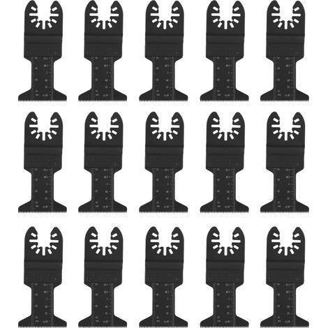 Oscillating blade, 15-piece saw set, wear-resistant, durable, suitable for cutting wood, plastic, and soft metal (1/5)