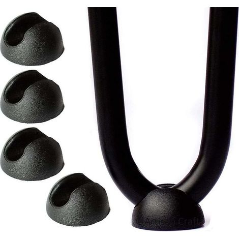 Jusch – Lotto di 10 protezioni in silicone mobili gamba – Slip 10mm – piastrelle per pavimenti, e facile da Installare (1/5)