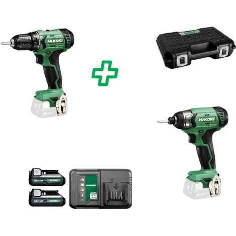 HIKOKI KIT TRAPANO+AVVITATORE IMP KC12HKDA2 12V