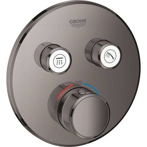 GROHE 29119A00 Thermostat Grohtherm SmartControl 29119 FMS rund 2 ASV hard graphite (1/5)