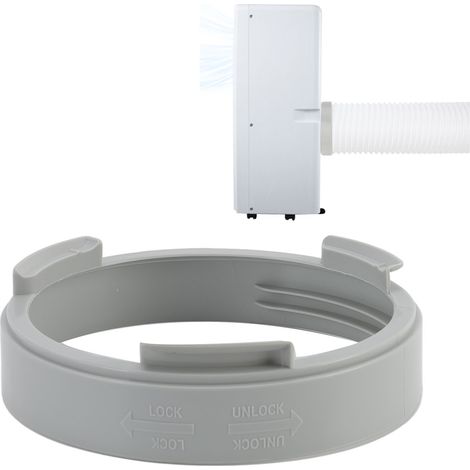 Raccord de tuyau d'évacuation de climatiseur 5,9 pouces, connecteur rond universel, rallonge de raccord CA, filetage CW/CCW pour tuyau de 150 mm (1/5)