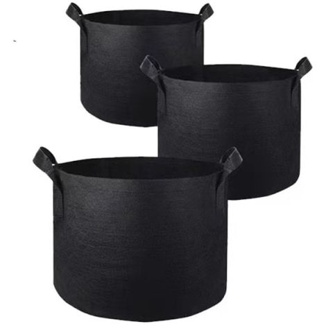 10 gallon (Ca. 35,7 liter) Flerfärgad odlingspåse i tyg Non-woven planteringskasse Växtpåse Trädgårdsväxtpåse Grönsaksblomma Tomatodlingspåse 2 stycken (1/5)