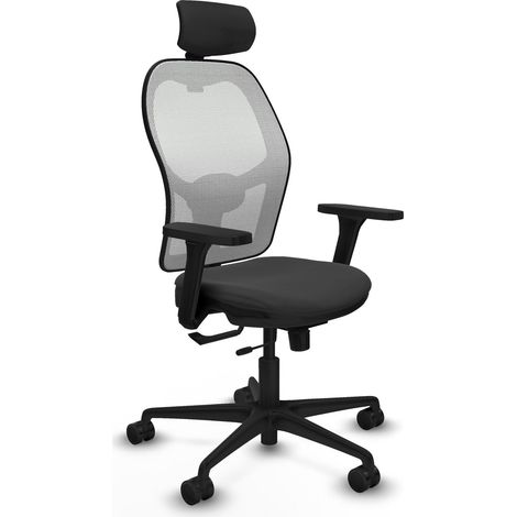 Silla de oficina piqueras y crespo Jorquera blanco espuma alta densidad (1/2)