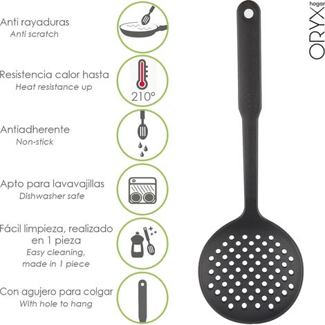 Espumadera Cocina Nylon Basic 33,5 x 11 cm. (1/4)
