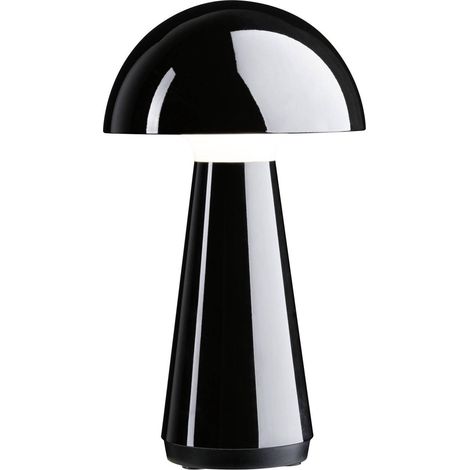 Lampada portatile Paulmann Onzo nera design minimalista