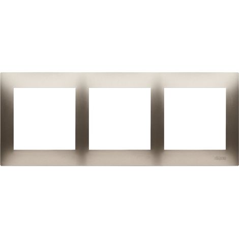 Cornice universale a 3 posti IP20 / IP44, oro opaco Simon54 (1/4)