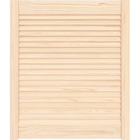Schranktür Lamellen-Design 69x59,4 cm Massivholz Kiefer vidaXL
