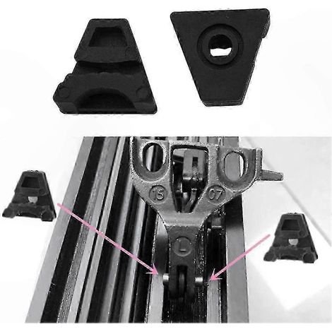 4-teiliges Reparaturset für Schiebedach-Schiebetüren, Autofensterclips, kompatibel mit verschiedenen Fahrzeugmodellen, einfacher Austausch der Schieber.