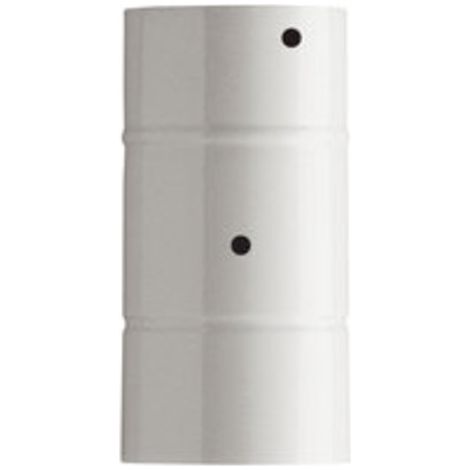 TUBO FORATO PER SERRANDE H 25 CM D 10 CM BIANC0- 1,0 pz